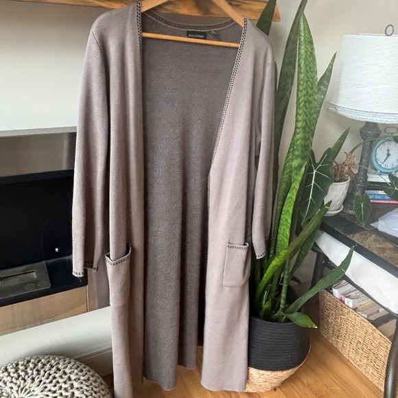 Nina Leonard Duster Cardigan - Picture 5 of 7